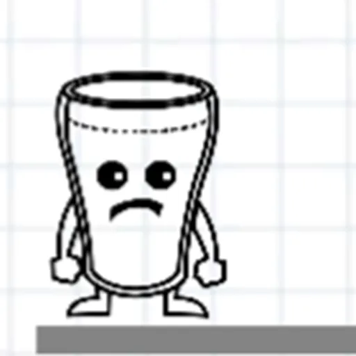 Draw to Fill Glass Puzzle - Free Online Game Preview