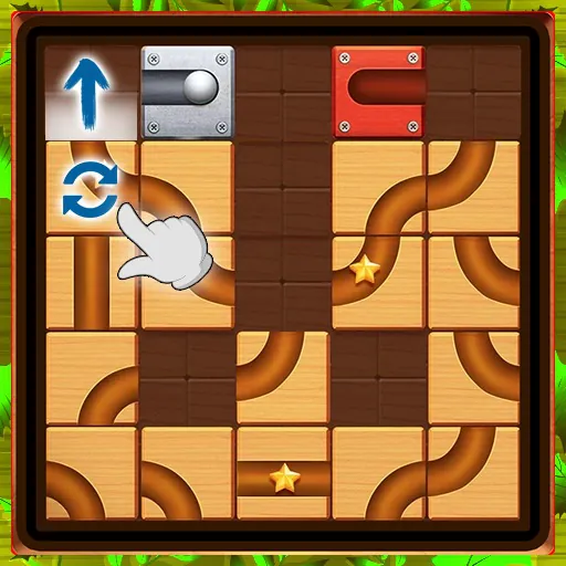 Roll the Ball Slide Puzzle - Free Online Game Preview