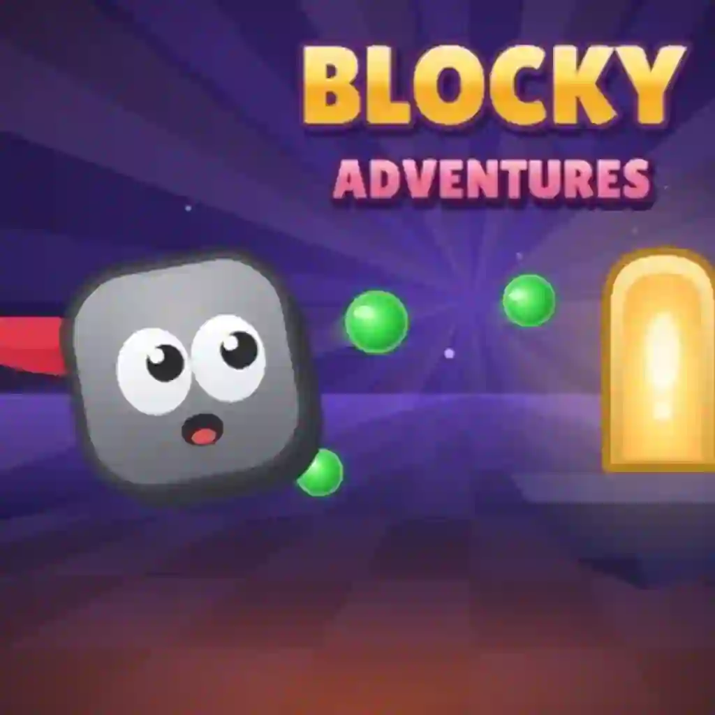 Blocky Adventures - Free Online Game Background