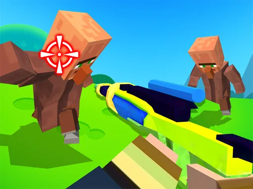 Craft Man Vs Giant TNT - Free Online Casual Game