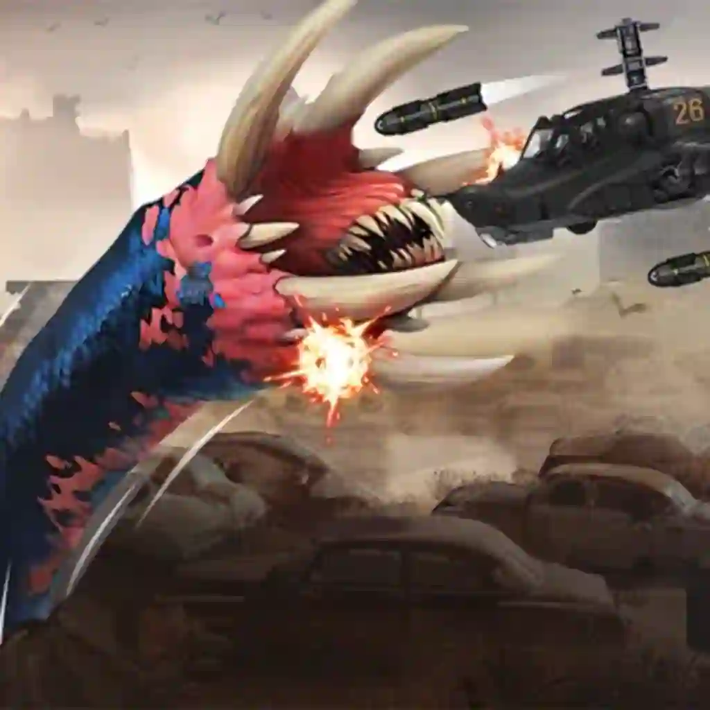 Death Worm 2 - Free Online Game Background