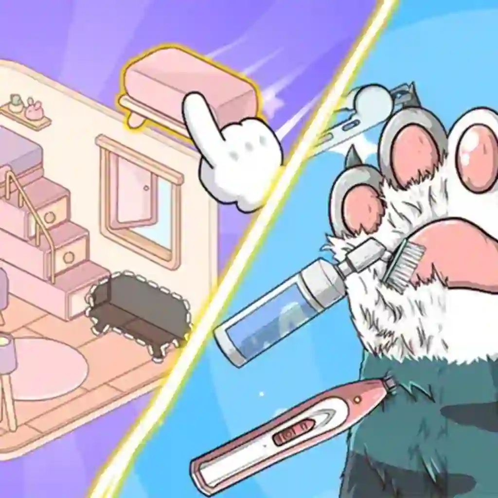 Girl Game Organizing Fun - Free Online Game Background