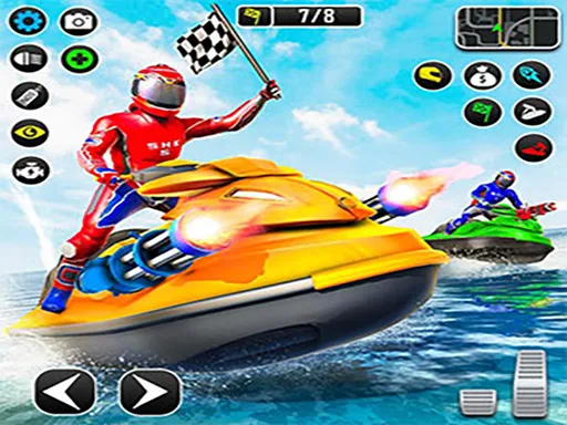 Speedboa Warer Shooting - Free Online Racing Game